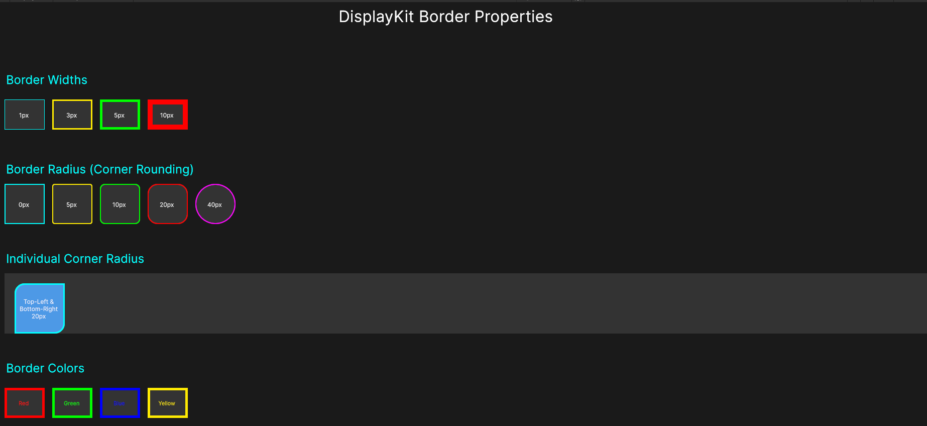 Border Styles
